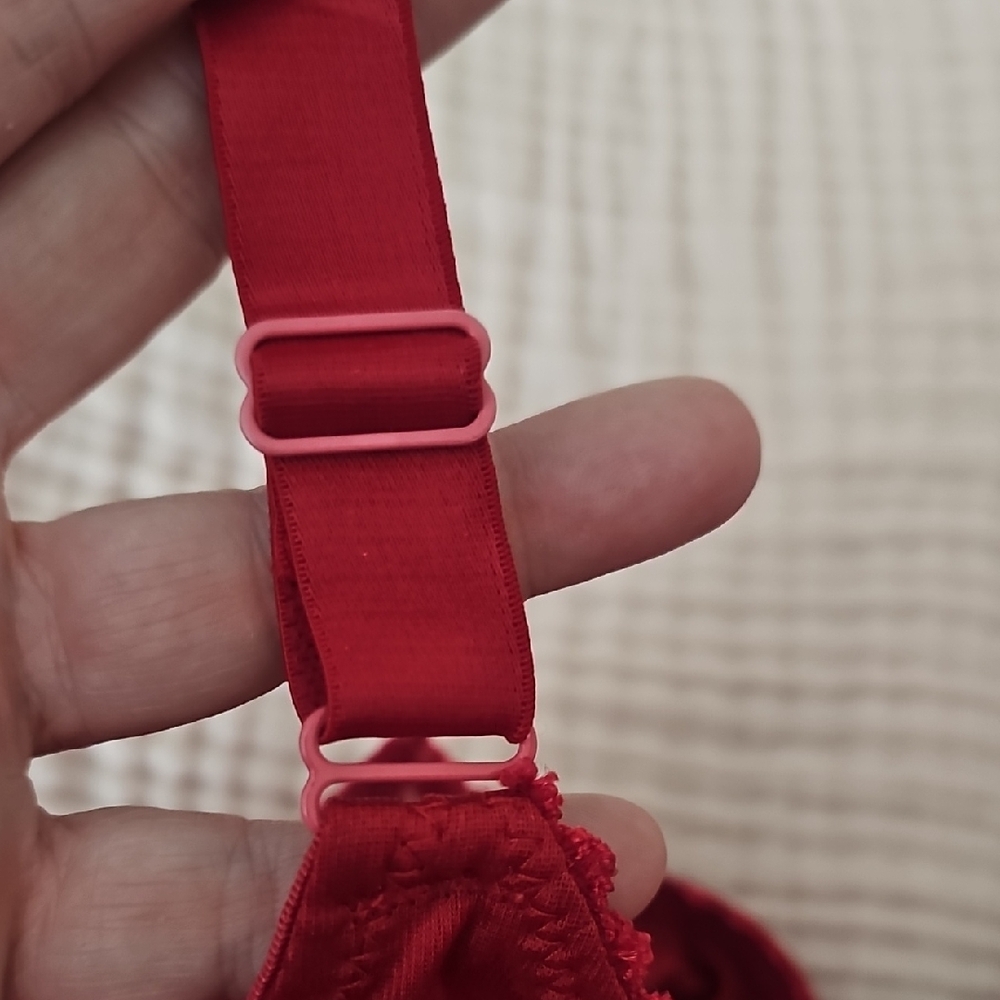 Ruby Ribbon Red Satin Camisole - Picture 9 of 9